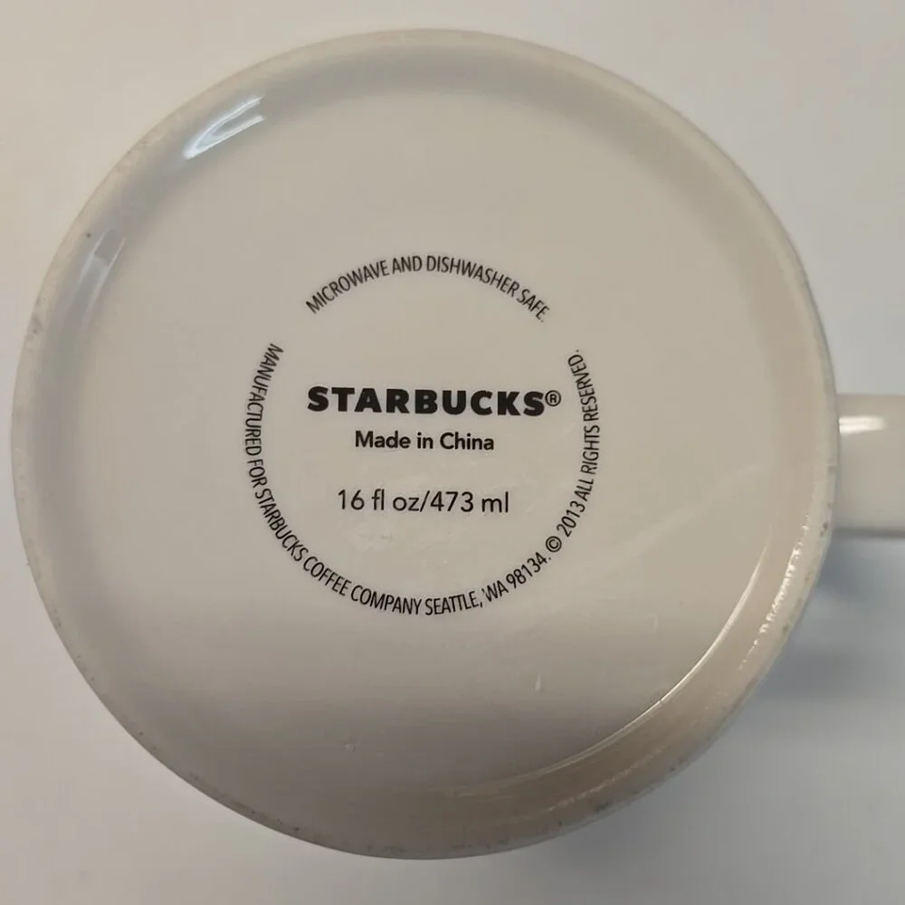 Los Cabos Mexico Marlin Starbucks Global Icon Series 16oz Coffee Mug 2013